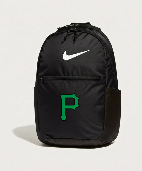 Pipestone Area High School Football (Boys) - Black Nike Brasilia Medium Backpack NKDH7709