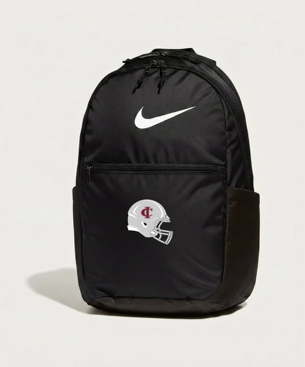 Crosby Ironton High School Football (Boys) - Black Nike Brasilia Medium Backpack NKDH7709
