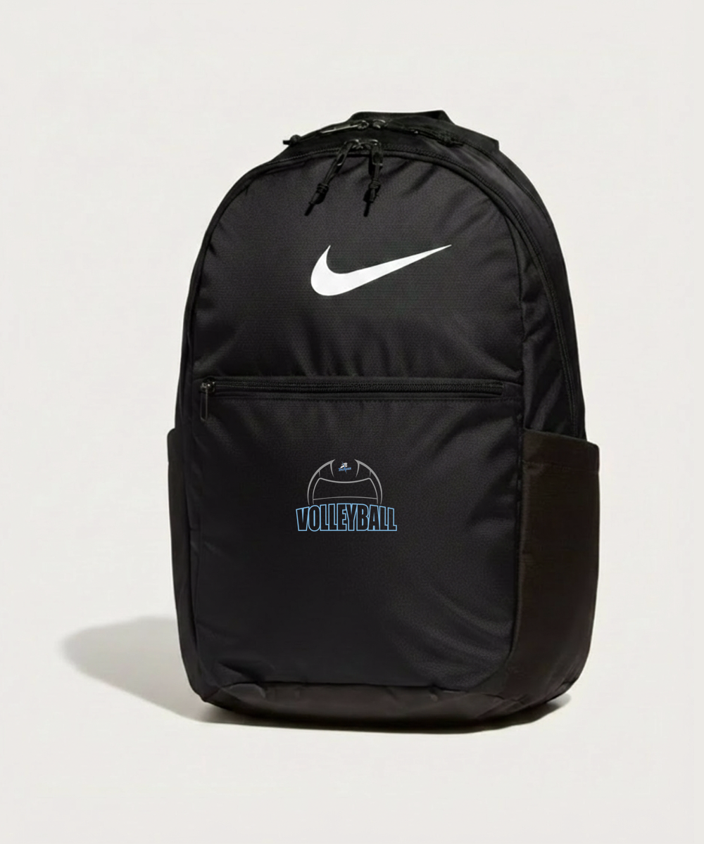 Long Prairie Grey Eagle High School Volleyball (Girls) - Black Nike Brasilia Medium Backpack NKDH7709