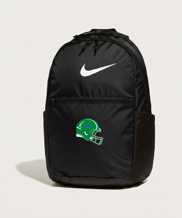 Minnewaska Area High School Football (Boys) - Black Nike Brasilia Medium Backpack NKDH7709