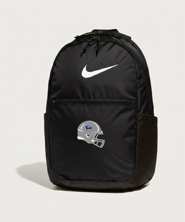 Red Lake County Central Football (Boys) - Black Nike Brasilia Medium Backpack NKDH7709
