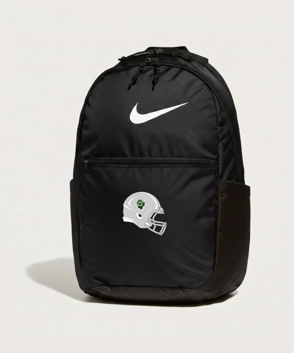Roseau High School Football (Boys) - Black Nike Brasilia Medium Backpack NKDH7709