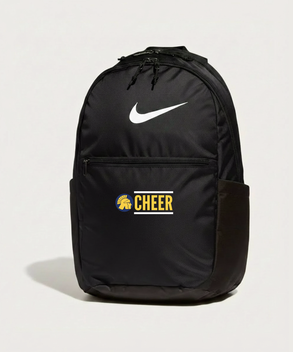 Wausau West High School Cheer - Black Nike Brasilia Medium Backpack NKDH7709