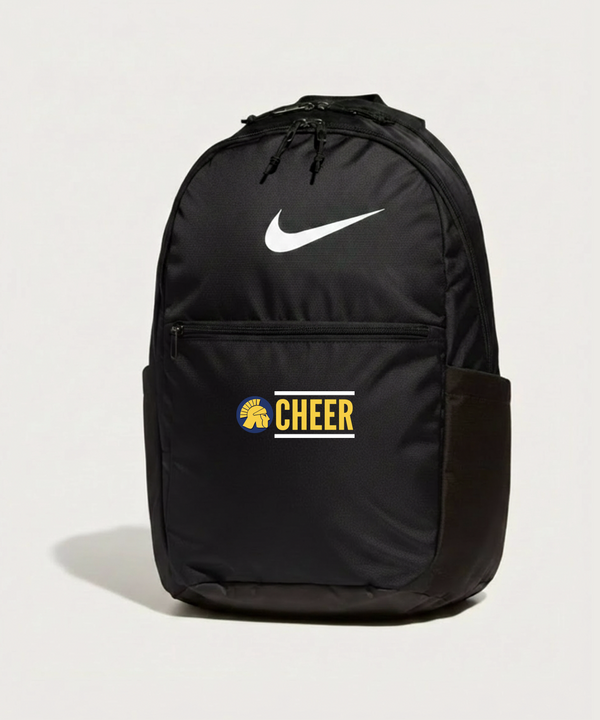Wausau West High School Cheer - Black Nike Brasilia Medium Backpack NKDH7709