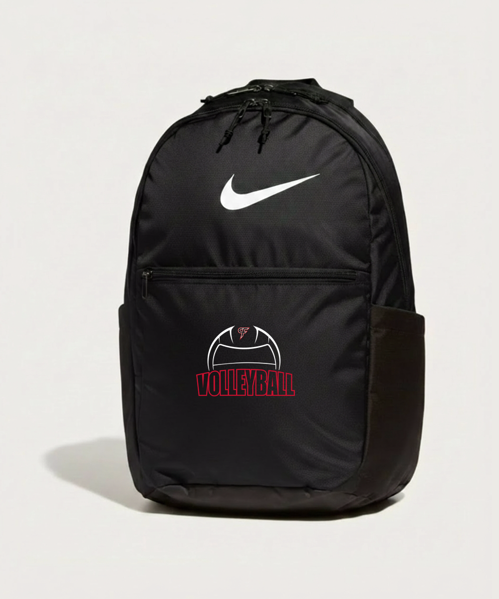 Cannon Falls High School Volleyball (Girls) - Black Nike Brasilia Medium Backpack NKDH7709
