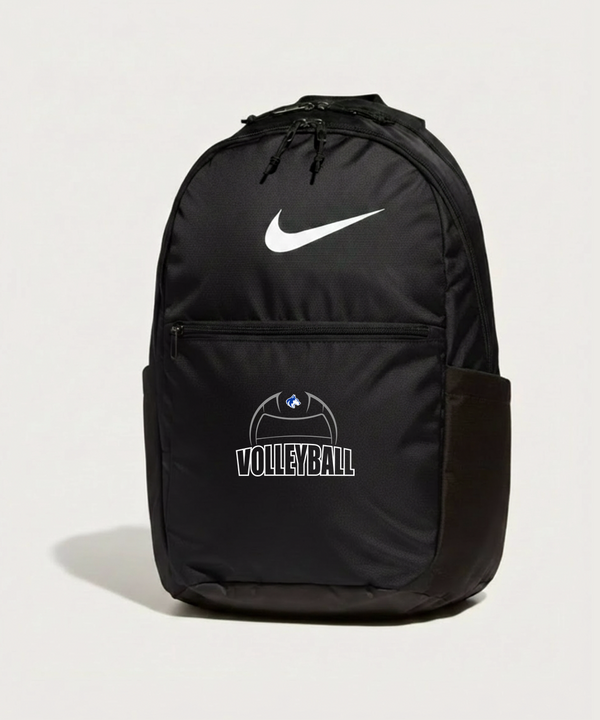 Owatonna High School Volleyball (Girls) - Black Nike Brasilia Medium Backpack NKDH7709