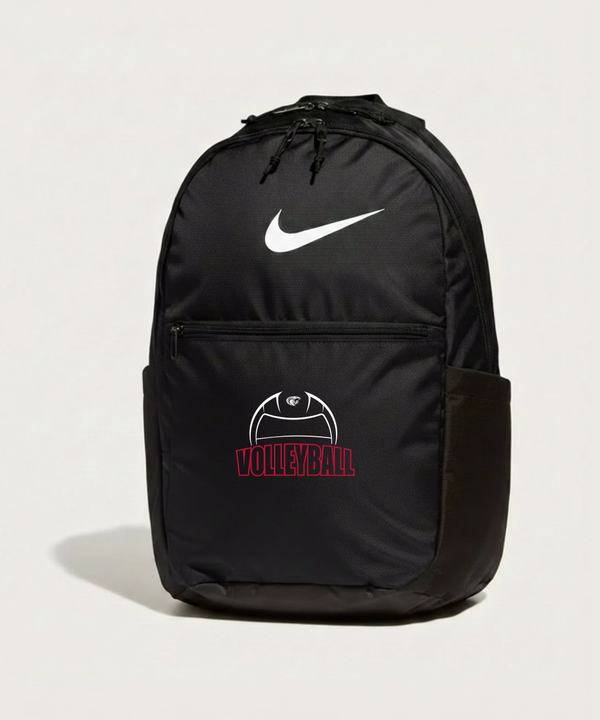 Triton High School Volleyball (Girls) - Black Nike Brasilia Medium Backpack NKDH7709