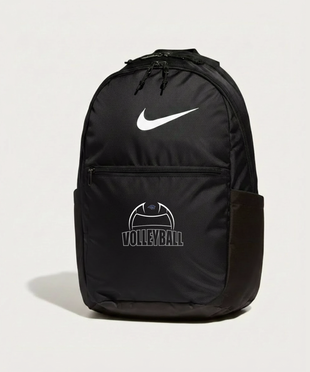 Zumbrota Mazeppa High School Volleyball (Girls) - Black Nike Brasilia Medium Backpack NKDH7709