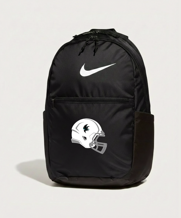 Alden-Conger-Glenville Emmons High School Football (Boys) - Black Nike Brasilia Medium Backpack NKDH7709