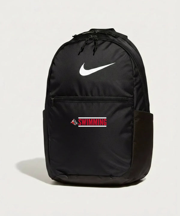 John Marshall High School Swim Dive Girls - Black Nike Brasilia Medium Backpack NKDH7709