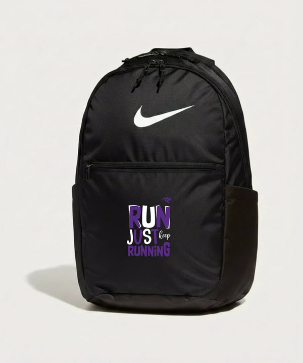 Glencoe Silver Lake High School Athletics - Black Nike Brasilia Medium Backpack NKDH7709