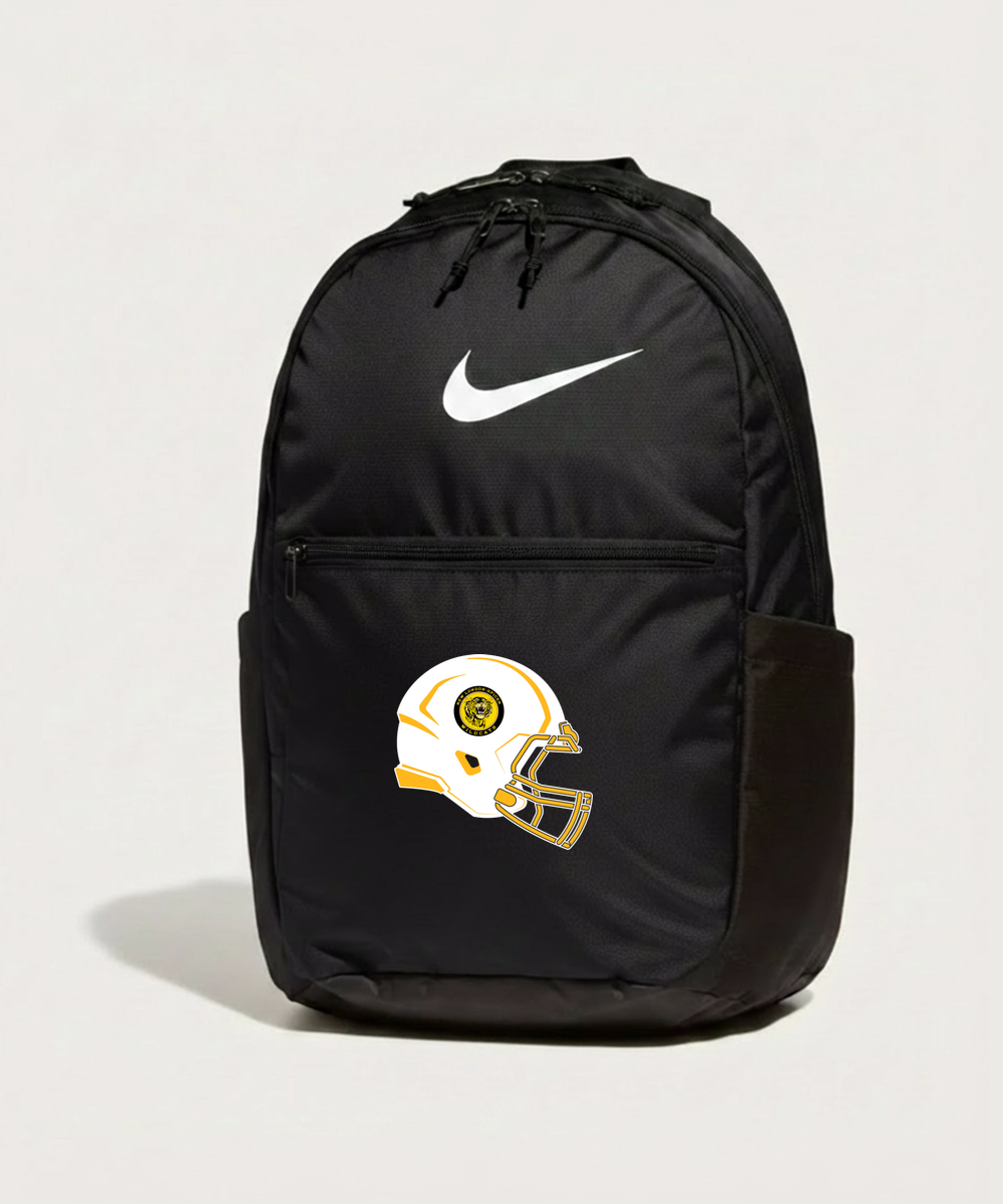 New London Spicer High School Football (Boys) - Black Nike Brasilia Medium Backpack NKDH7709