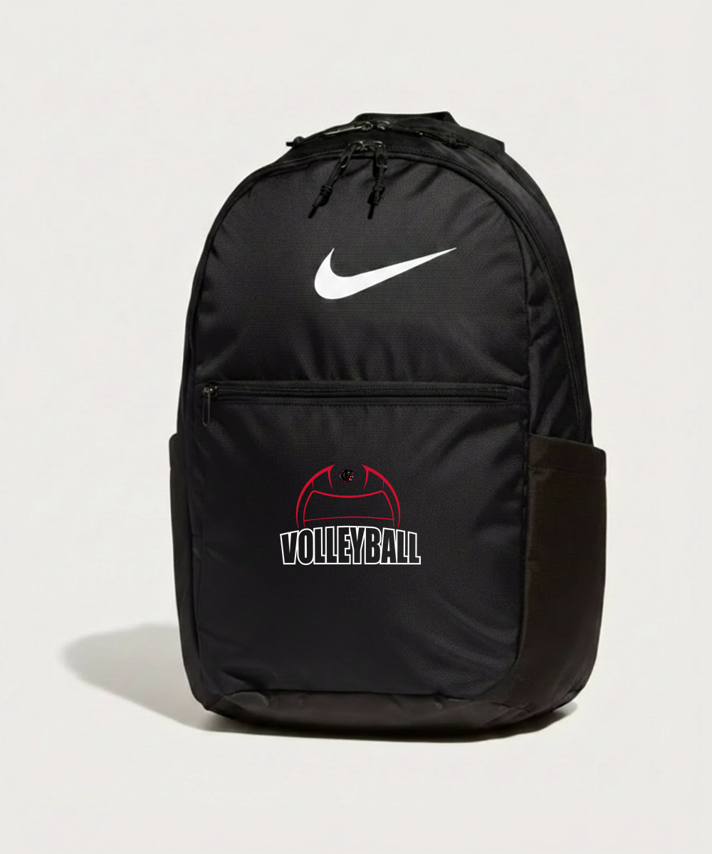 Tracy-Milroy-Balaton High School Volleyball (Girls) - Black Nike Brasilia Medium Backpack NKDH7709