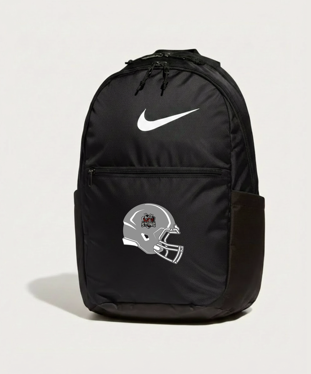 Yellow Medicine East High School Football (Boys) - Black Nike Brasilia Medium Backpack NKDH7709