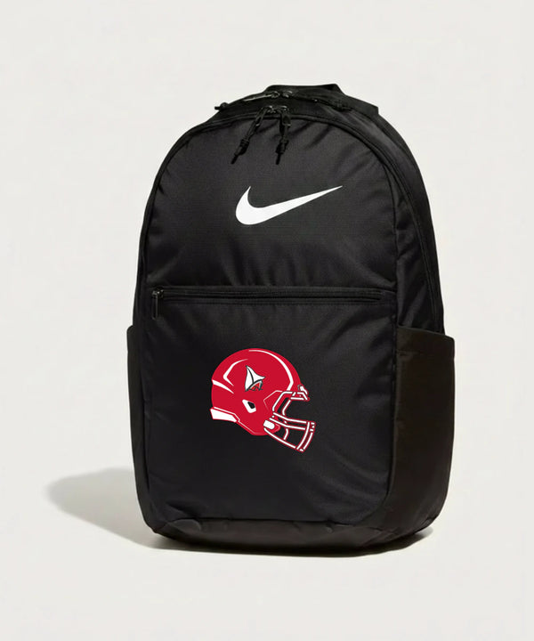 Detroit Lakes Community High School Football (Boys) - Black Nike Brasilia Medium Backpack NKDH7709