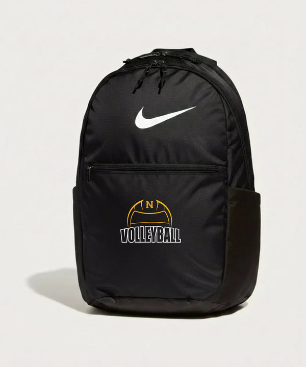 Nevis High School Volleyball (Girls) - Black Nike Brasilia Medium Backpack NKDH7709