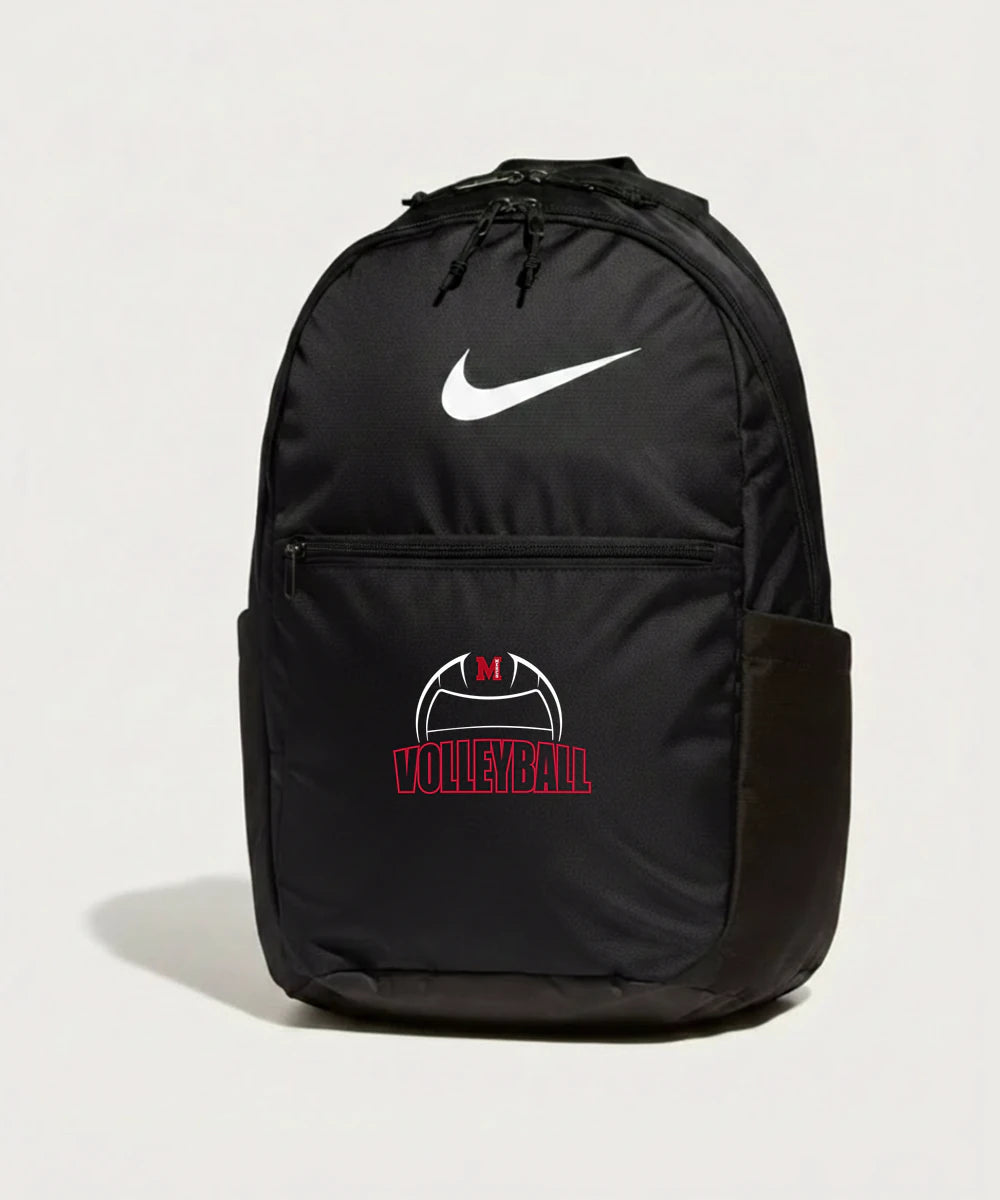 Mcgregor High School Volleyball (Girls) - Black Nike Brasilia Medium Backpack NKDH7709