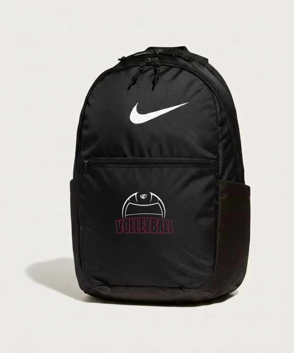 Triton High School Volleyball (Girls) - Black Nike Brasilia Medium Backpack NKDH7709
