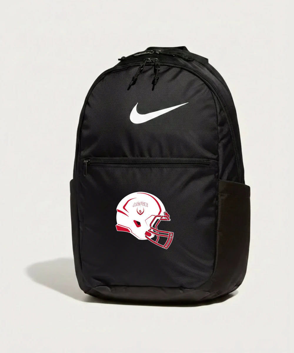 Alden-Conger-Glenville Emmons High School Football (Boys) - Black Nike Brasilia Medium Backpack NKDH7709