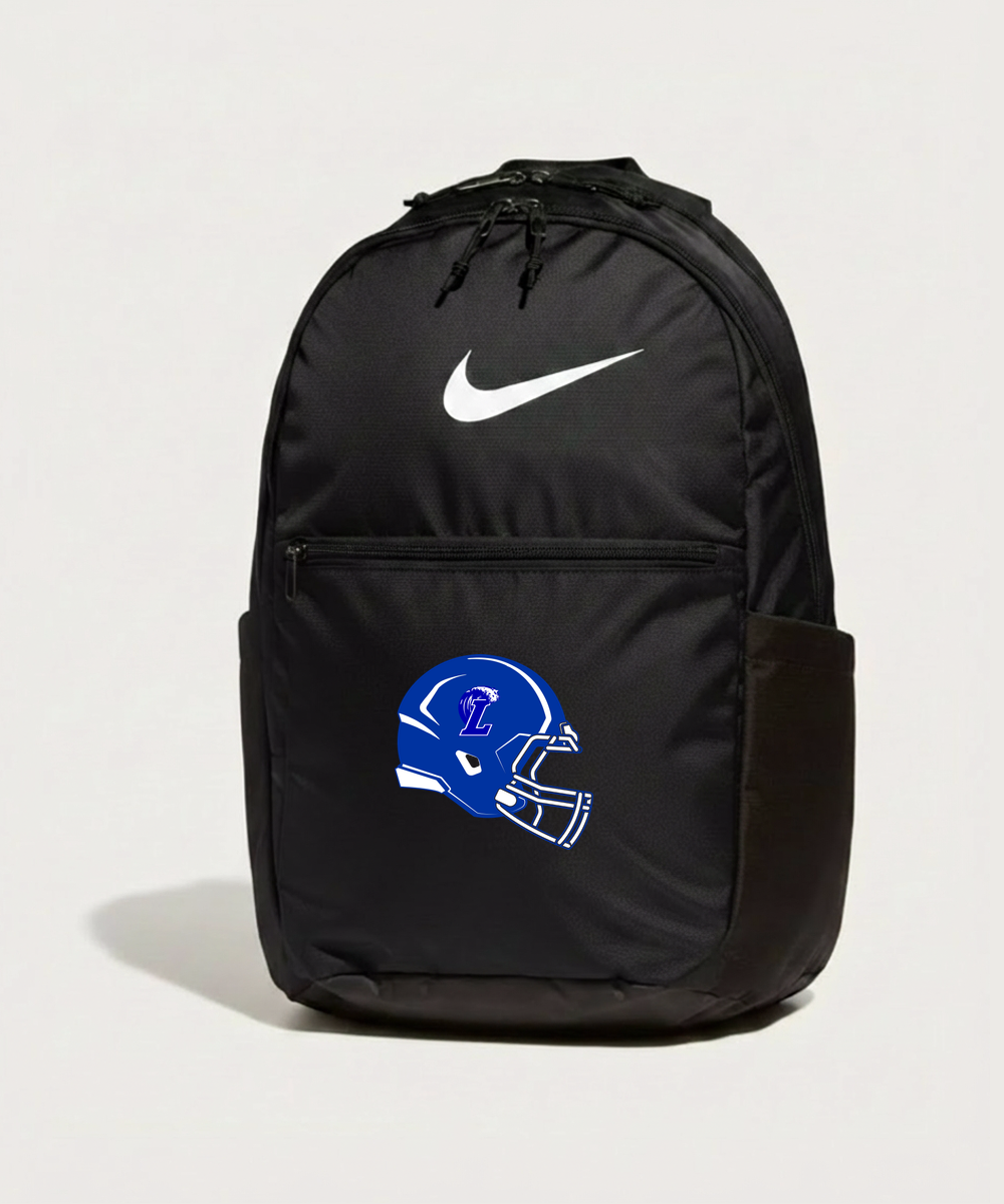 Lakeview High School Football (Boys) - Black Nike Brasilia Medium Backpack NKDH7709