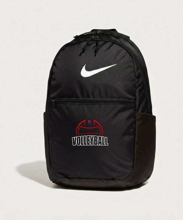 Davenport Central High School Volleyball (Girls) - Black Nike Brasilia Medium Backpack NKDH7709