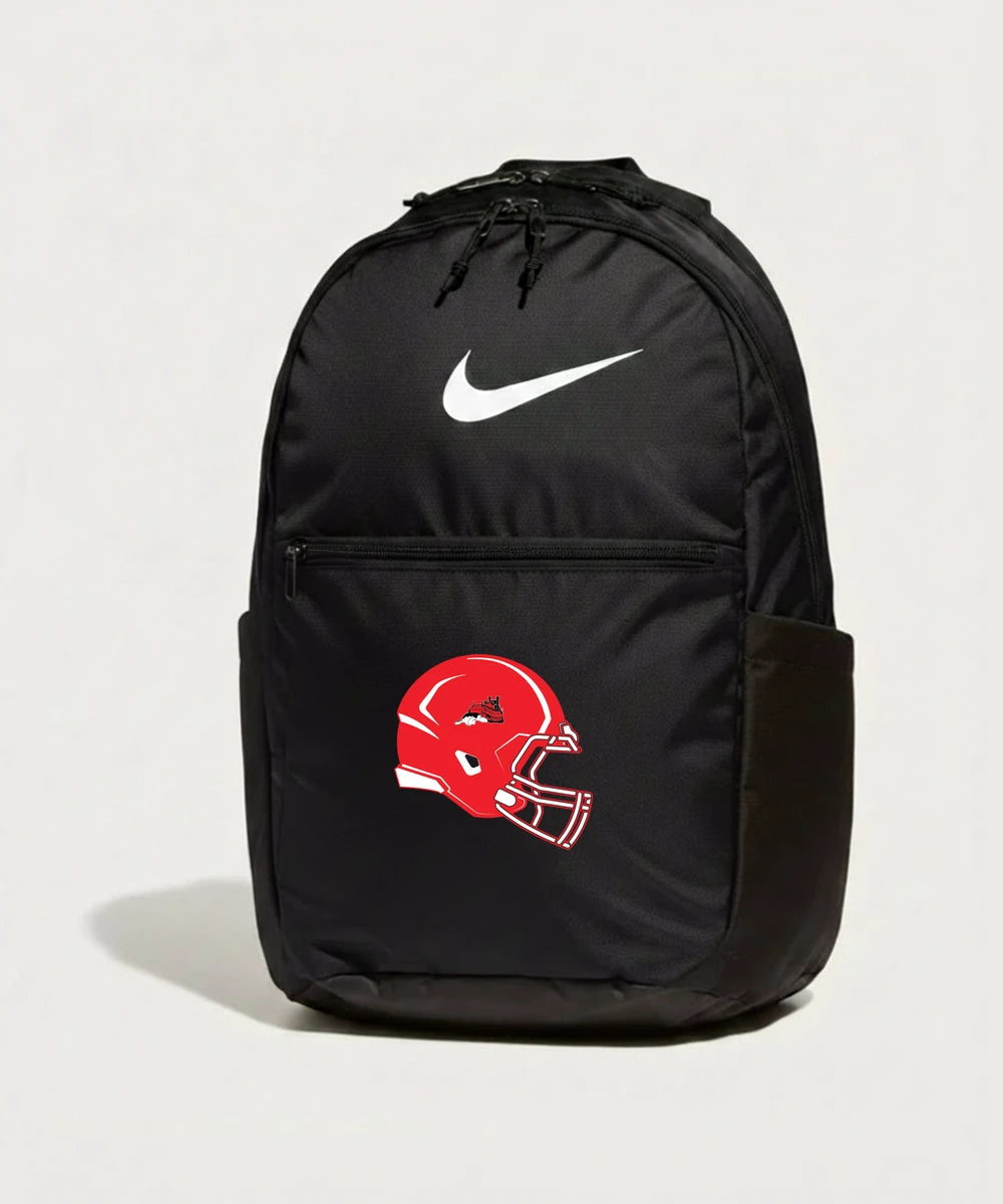 Fulton High School Football (Boys) - Black Nike Brasilia Medium Backpack NKDH7709