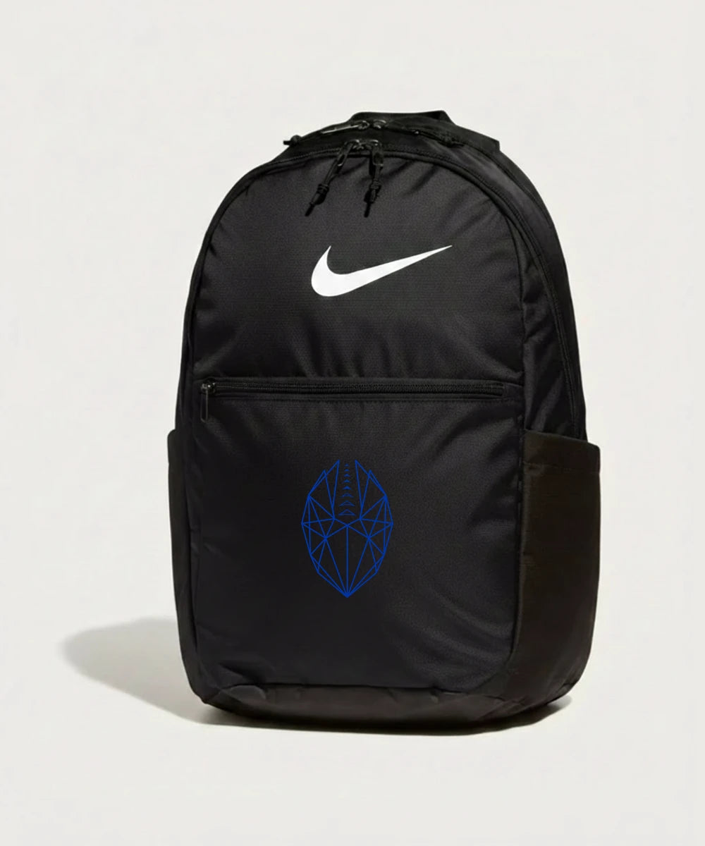 West Bend West High School Football - Black Nike Brasilia Medium Backpack NKDH7709