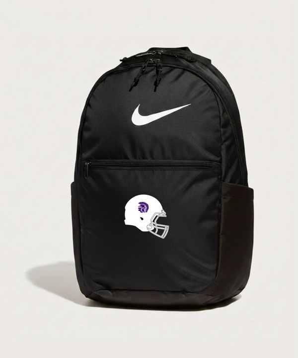 Barnesville High School Football (Boys) - Black Nike Brasilia Medium Backpack NKDH7709