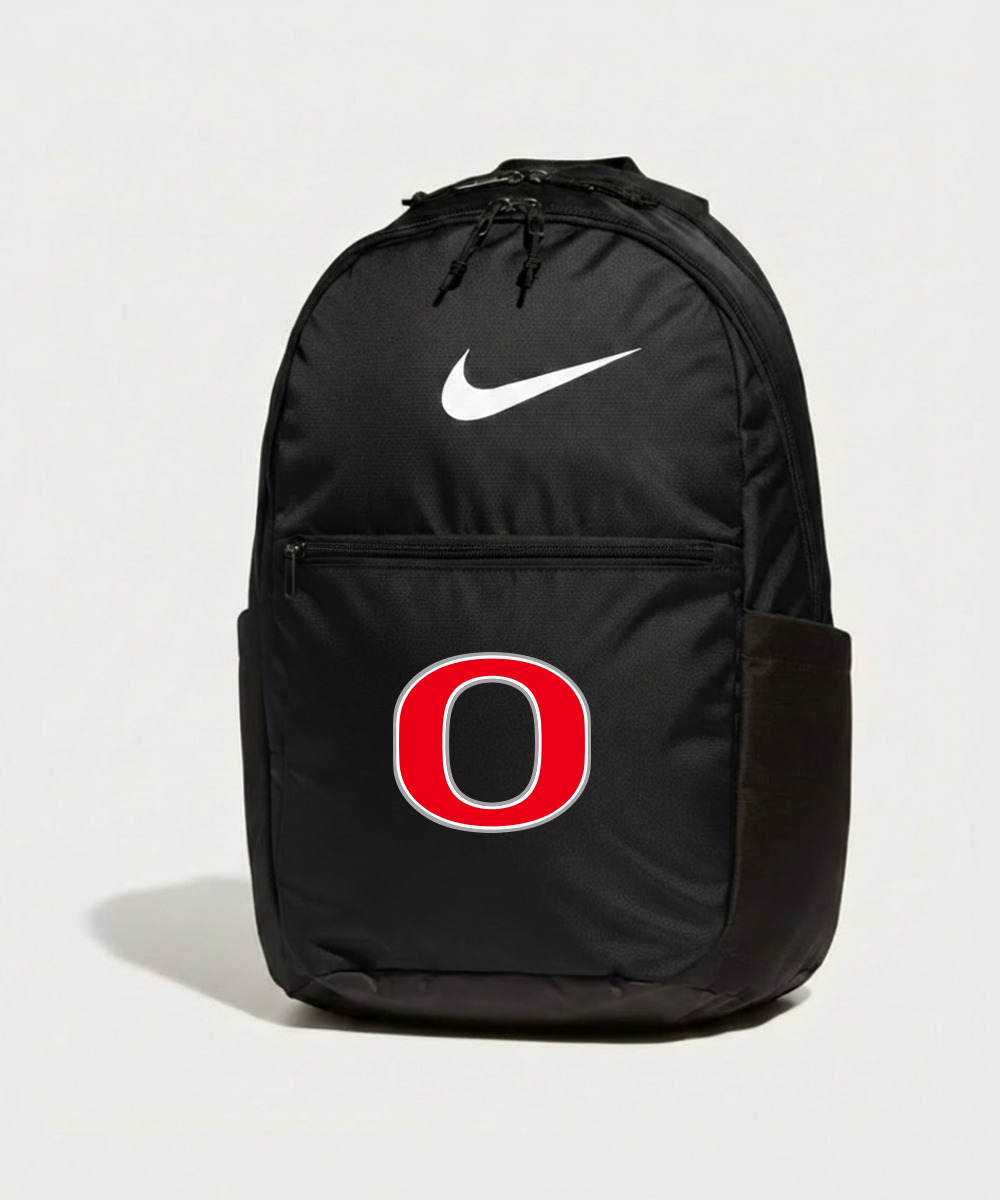 Osakis High School Athletics Coed - Black Nike Brasilia Medium Backpack NKDH7709