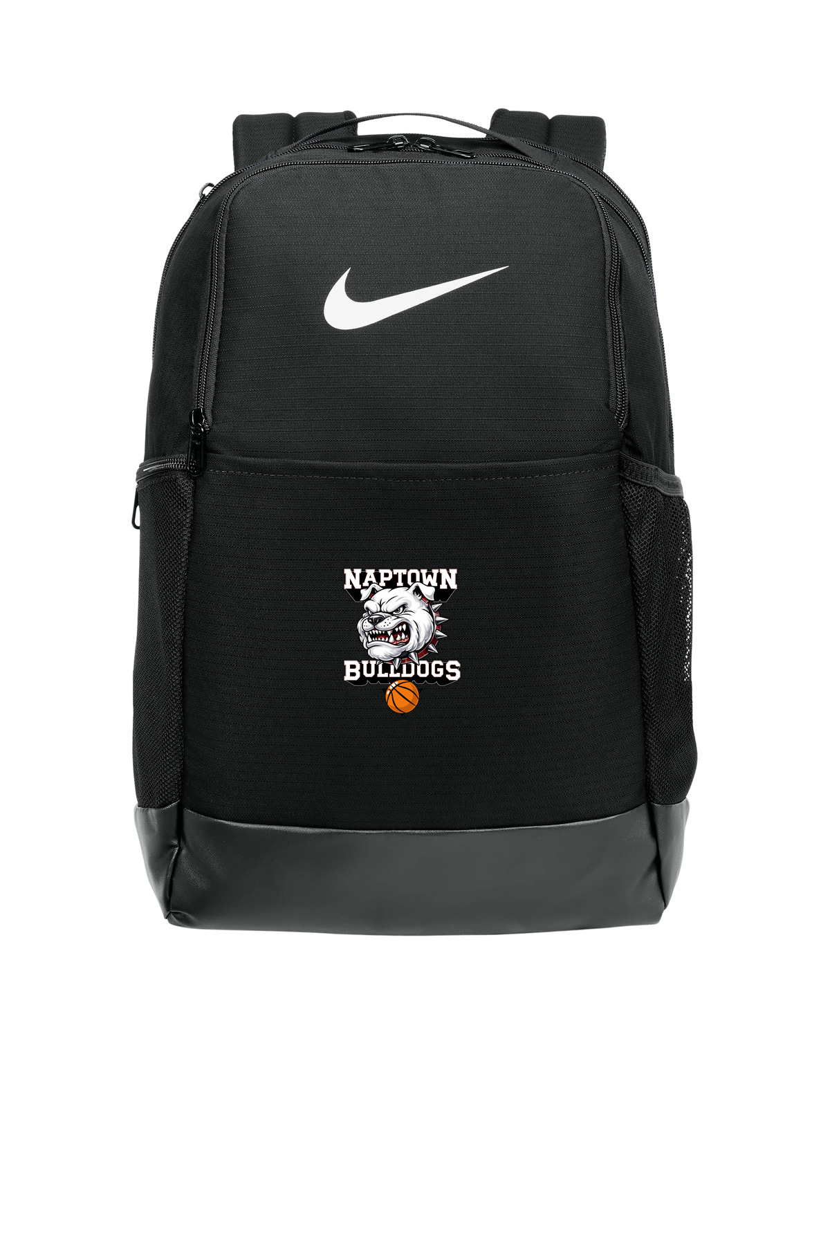 Naptown basketball_boys - Black Nike Brasilia Medium Backpack NKDH7709