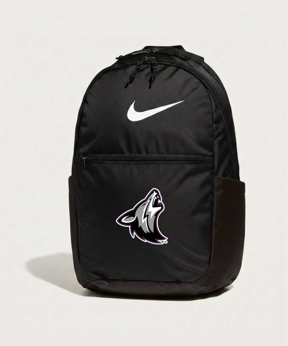 Heron Lake-Okabena High School Football (Boys) - Black Nike Brasilia Medium Backpack NKDH7709