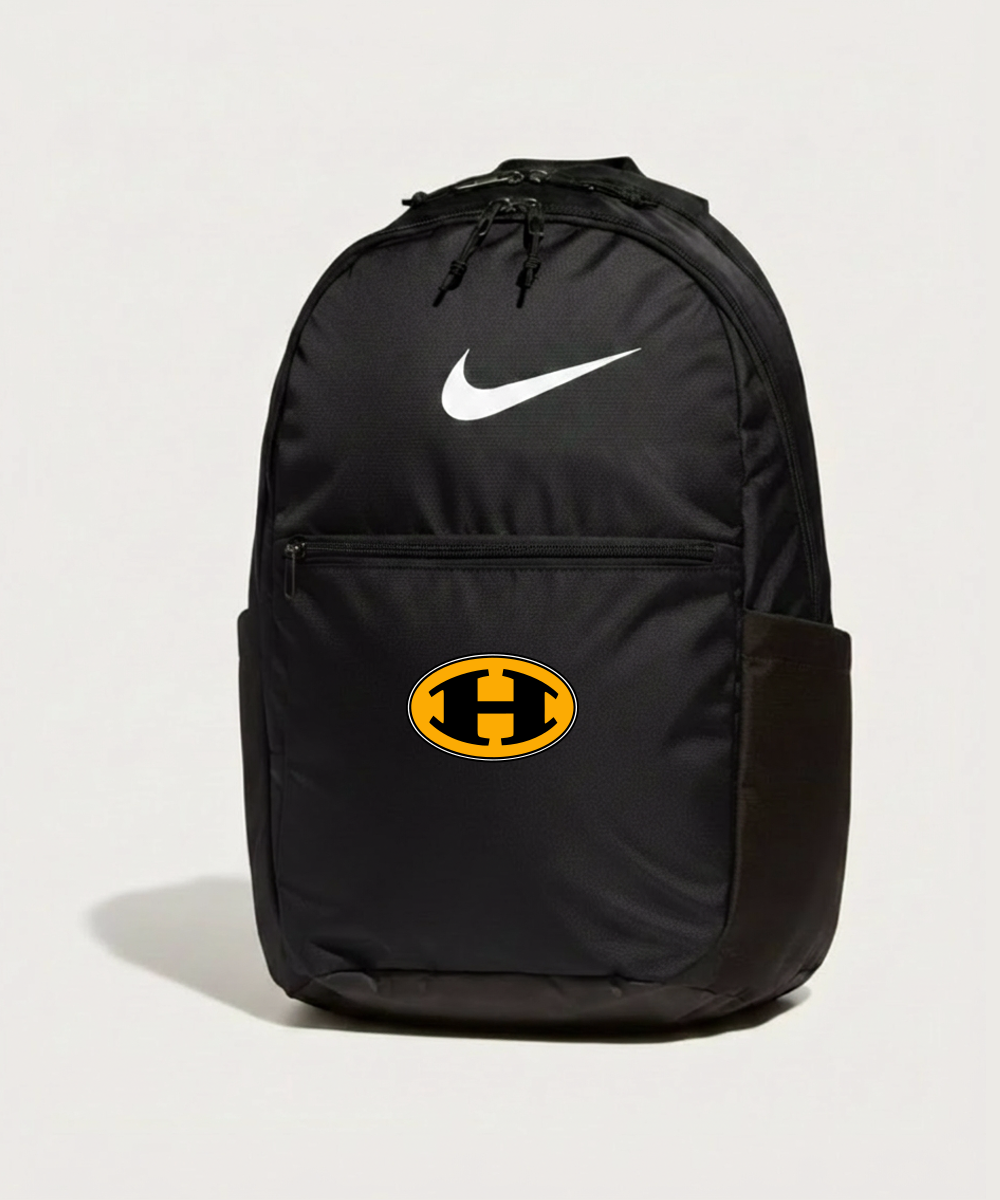 Hutchinson High School Football (Boys) - Black Nike Brasilia Medium Backpack NKDH7709