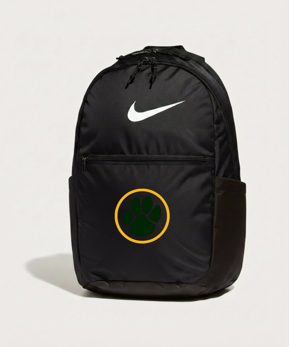 Ashwaubenon High School Football Team Store - Black Nike Brasilia Medium Backpack NKDH7709