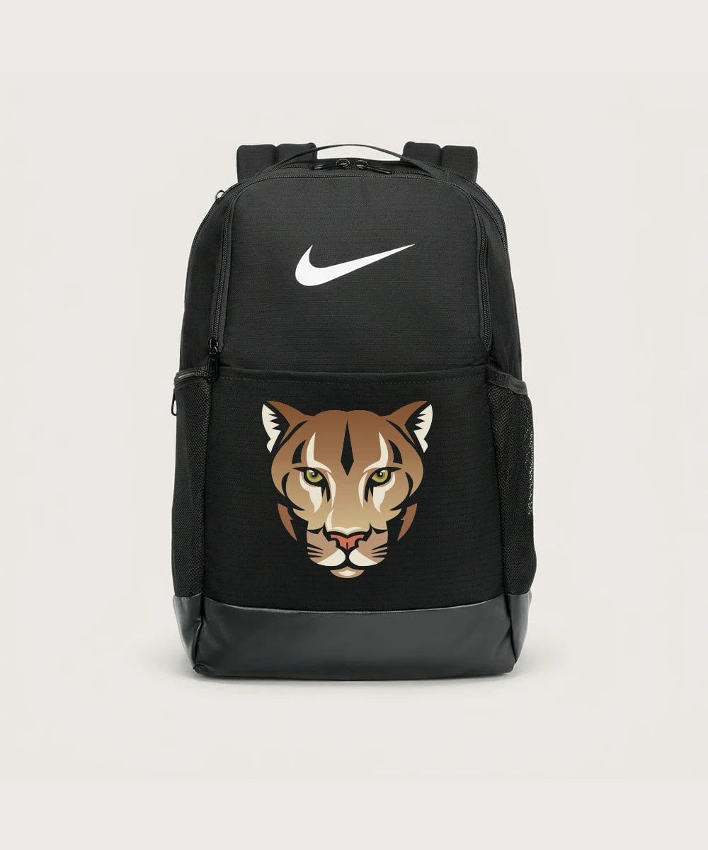 Ada Borup High School Football (Boys) - Black Nike Brasilia Medium Backpack NKDH7709