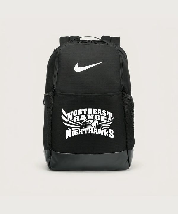 Northeast Range High School Volleyball (Girls) - Black Nike Brasilia Medium Backpack NKDH7709