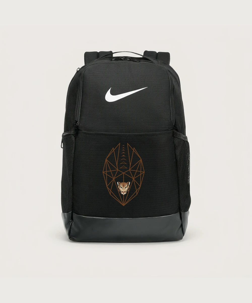 Ada Borup High School Football (Boys) - Black Nike Brasilia Medium Backpack NKDH7709