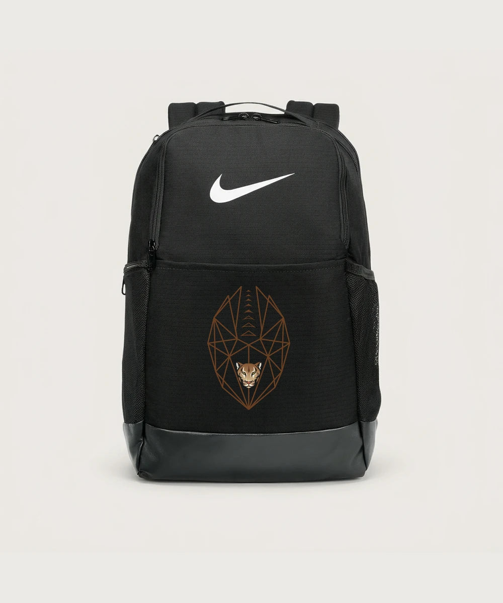 Ada Borup High School Football (Boys) - Black Nike Brasilia Medium Backpack NKDH7709