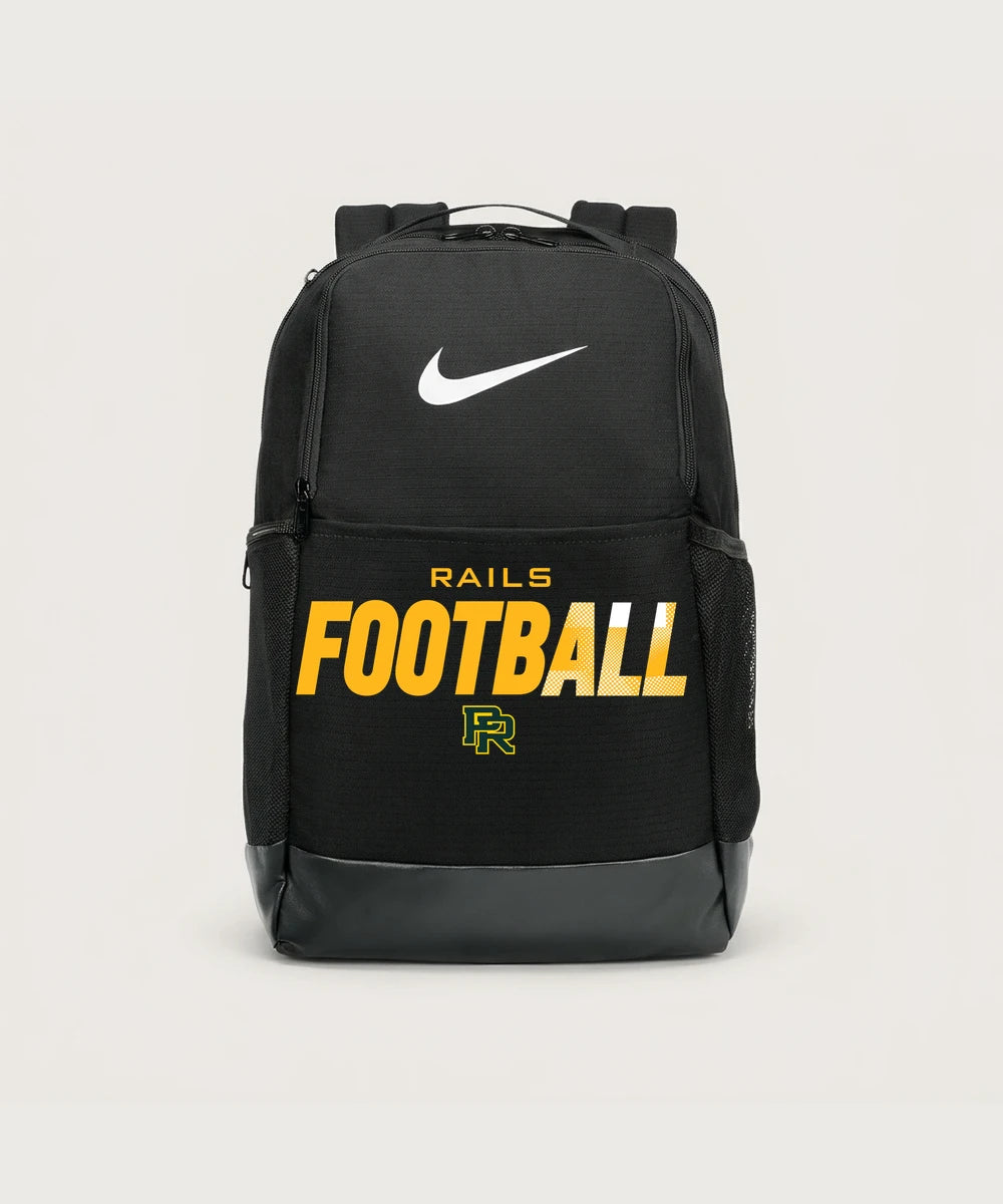 Proctor High School Football (Boys) - Black Nike Brasilia Medium Backpack NKDH7709