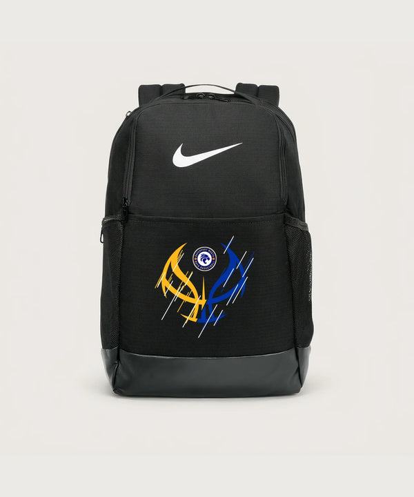 Davenport North High School Basketball Team Store - Black Nike Brasilia Medium Backpack NKDH7709