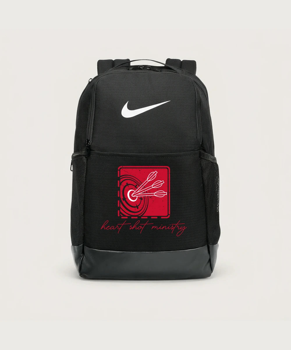 Heart Shot Ministry Archery Team Store - Black Nike Brasilia Medium Backpack NKDH7709