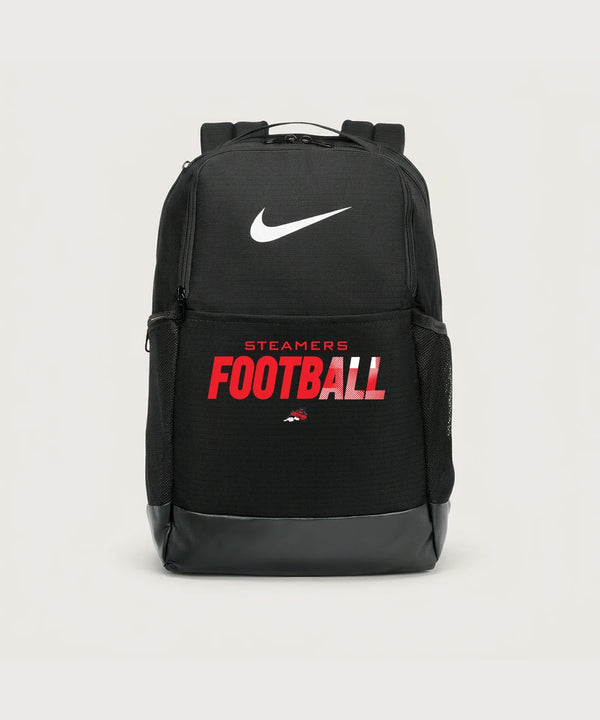 Fulton High School Football (Boys) - Black Nike Brasilia Medium Backpack NKDH7709