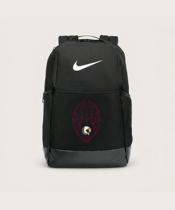 Stockton High School Football - Black Nike Brasilia Medium Backpack NKDH7709