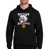 Naptown basketball_boys - Black Nike Club Fleece Sleeve Swoosh Pullover Hoodie NKDR1499