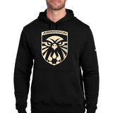 Abingdon High School soccer_boys - Black Nike Club Fleece Sleeve Swoosh Pullover Hoodie NKDR1499