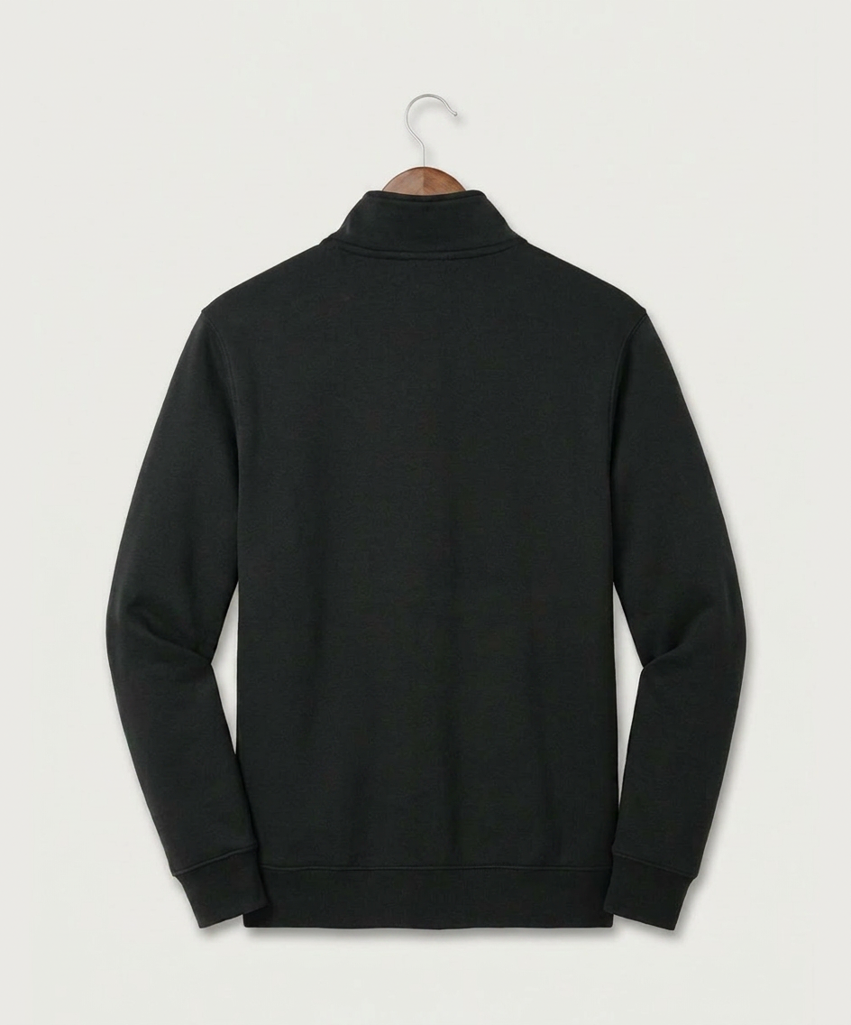 Rushford Peterson High School Football (Boys) - Black Nike Club Fleece Sleeve Swoosh 1/2-Zip NKDX6718 (back)