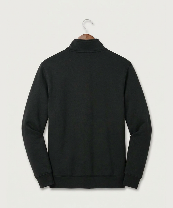 Albany High School Volleyball (Girls) - Black Nike Club Fleece Sleeve Swoosh 1/2-Zip NKDX6718 (back)