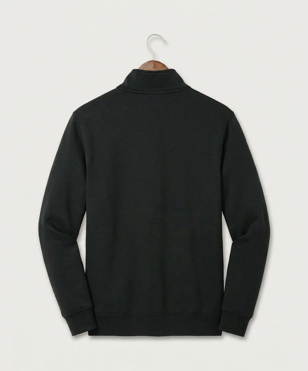 Sargent County High School Football (Boys) - Black Nike Club Fleece Sleeve Swoosh 1/2-Zip NKDX6718 (back)