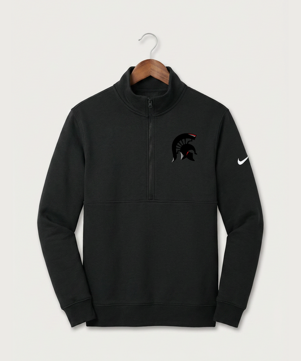 Bold High School Football (Boys) - Black Nike Club Fleece Sleeve Swoosh 1/2-Zip NKDX6718