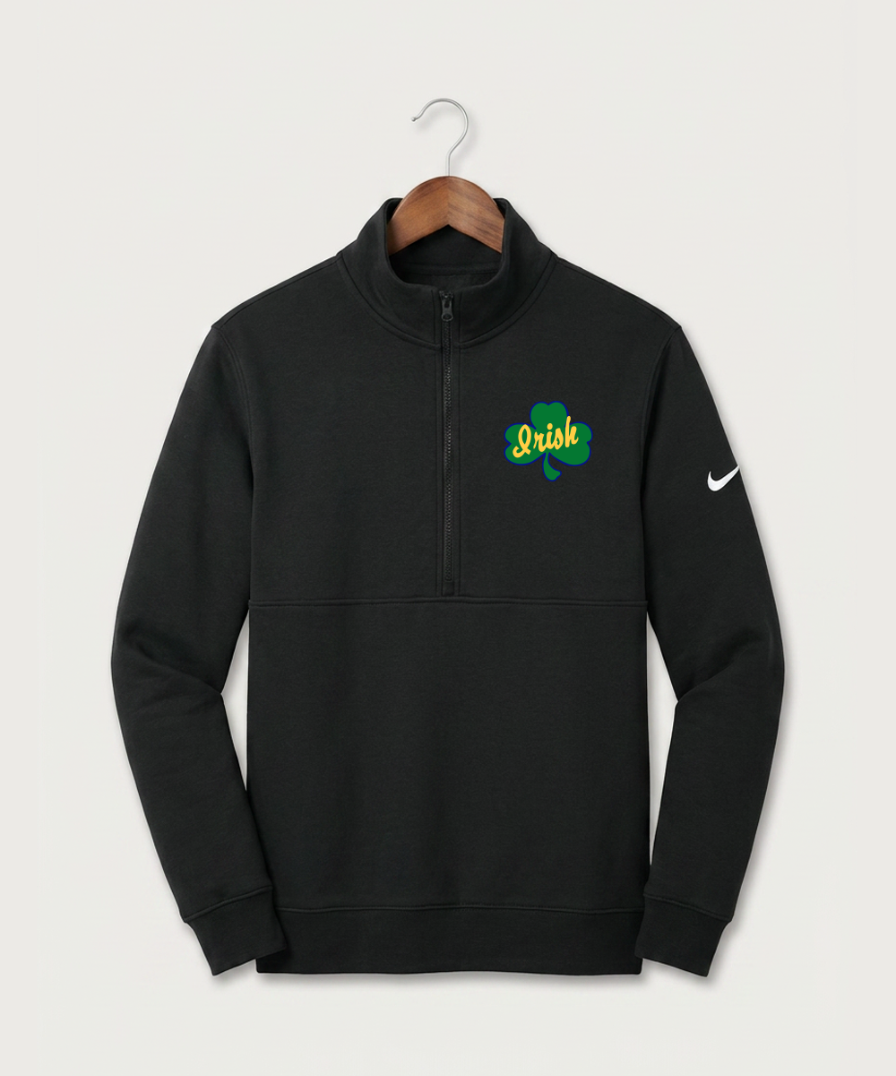 Rosemount High School Volleyball (Girls) - Black Nike Club Fleece Sleeve Swoosh 1/2-Zip NKDX6718