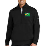 Maple River High School hockey_boys - Black Nike Club Fleece Sleeve Swoosh 1/2-Zip NKDX6718